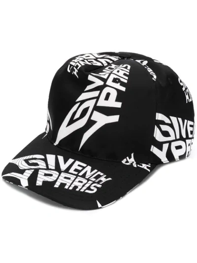 Shop Givenchy Baseballkappe Mit Logo In Black