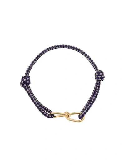 Shop Annelise Michelson Wire Cord Bracelet In Gold