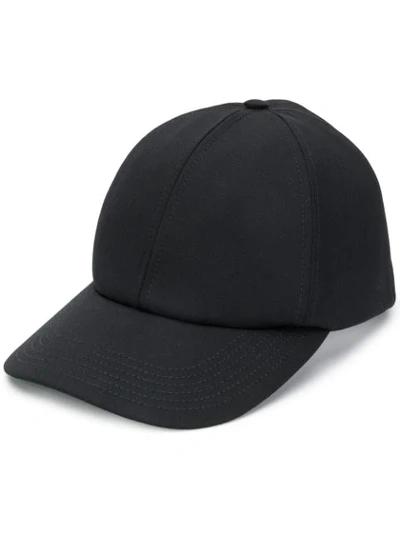 Shop Valentino Vltn Baseball Cap In Black