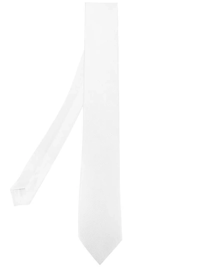 Shop Dolce & Gabbana Classic Tie In White