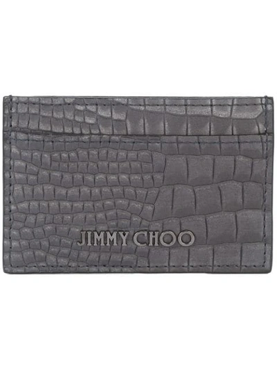 Shop Jimmy Choo Dean Card Holder - Slate
