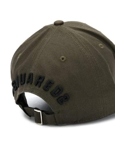 Shop Dsquared2 Icon Cap In Green