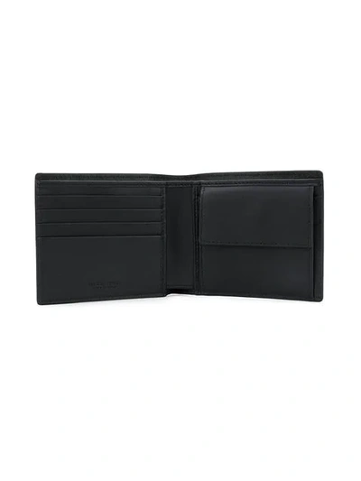 Shop Bottega Veneta Nero Metal Brush Calf Bi-fold Wallet In Black