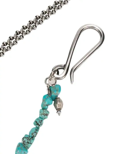ANDREA D'AMICO STONES KEYRING AND CHAIN - 金属色