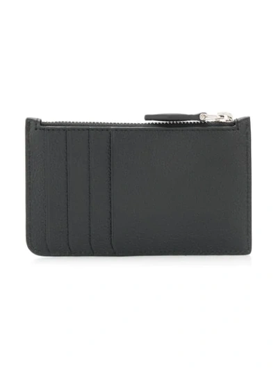 Shop Tod's Zipped Cardholder In Black