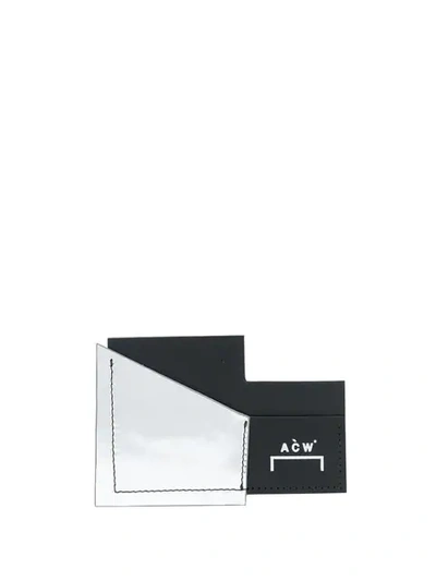 Shop A-cold-wall* Slip-on Cardholder In Black Silver
