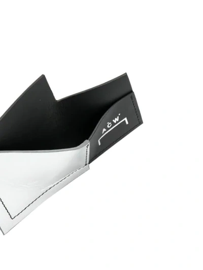 Shop A-cold-wall* Slip-on Cardholder In Black Silver