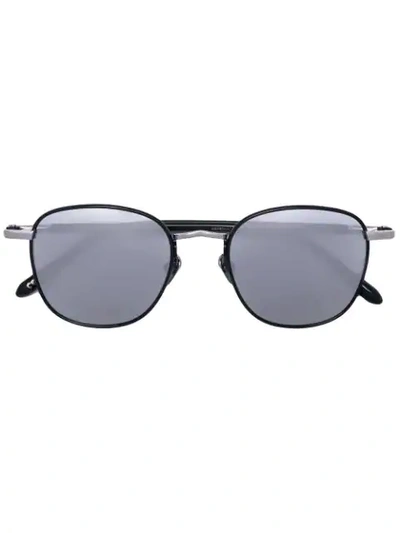 Shop Linda Farrow Tinted Sunglasses In Silver