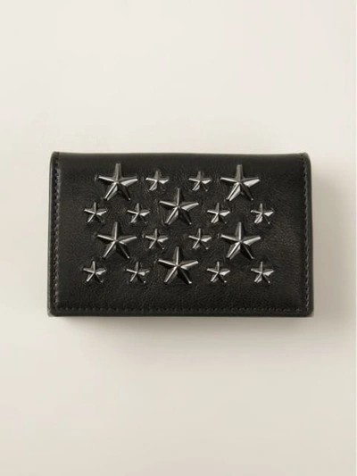 Shop Jimmy Choo 'belsize' Card Holder In Black