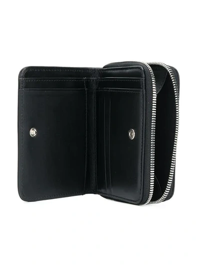 Shop Apc Zip Around Wallet In Black