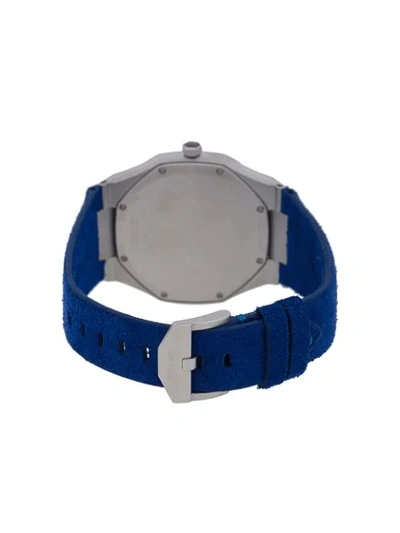 Shop D1 Milano Ultra-thin Watch In Blue