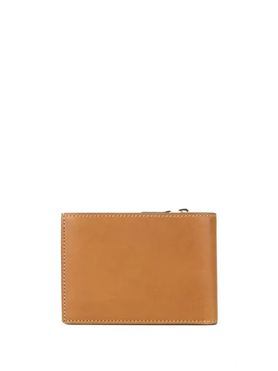 Shop Jil Sander Portemonnaie Mit Reissverschlussfach - Braun In Brown