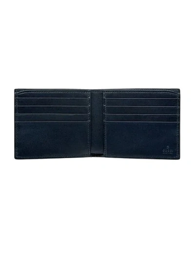 Shop Gucci Signature Wallet In Blue