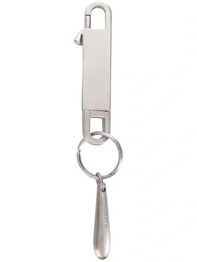 Shop Rick Owens Teardrop Keychain In Metallic