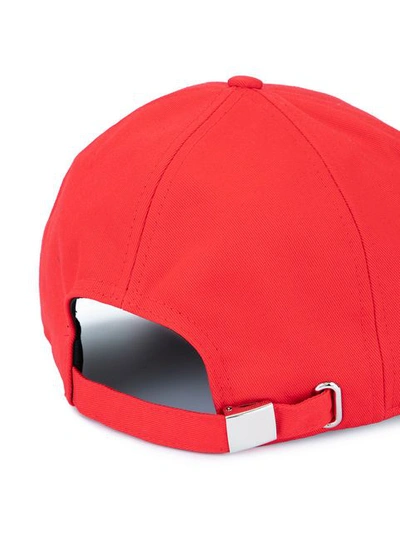 Shop N°21 Embroidered Logo Cap In Red