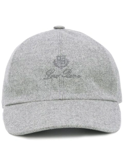 Shop Loro Piana Baseball Cap In Grey