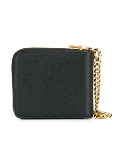 Shop Tom Ford Chain Wallet In Black