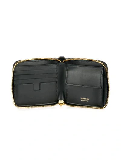 TOM FORD ALL-AROUND ZIP WALLET - 黑色