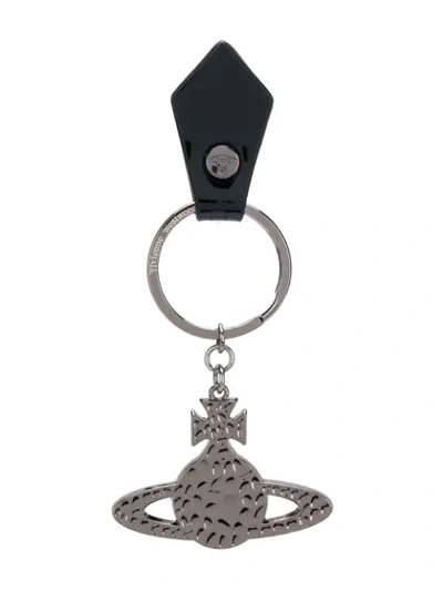 Shop Vivienne Westwood Schlüsselanhänger Mit Logo In Black