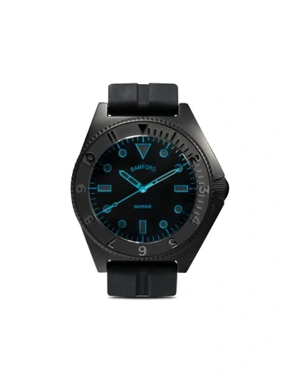 Shop Bamford Watch Department Mayfair 40mm In Black