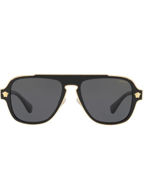 versace square aviators