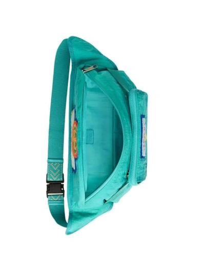 Shop Gucci Belt Bag With  '80s Patch In Blue