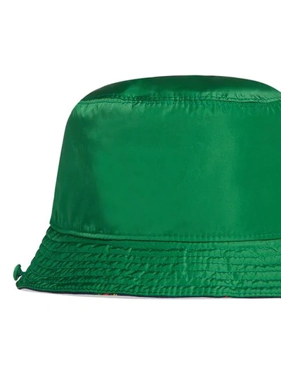 GUCCI 双面渔夫帽 - 绿色