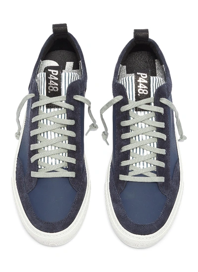 Shop P448 'f9 Soho' Suede Panelled Rubber Sneakers