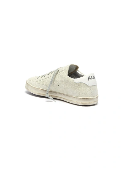 Shop P448 'f9 John' Suede Sneakers In Off-white / Suede