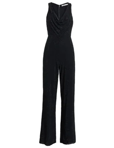 Shop Alice And Olivia Salem Embellished Jumpsuit In Black