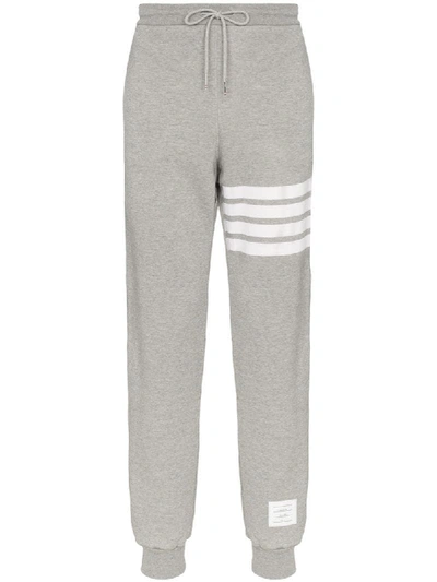 THOM BROWNE 4-BAR TRACK PANTS - 灰色