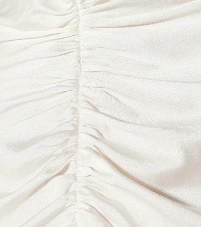 Shop Zimmermann Espionage Stretch-silk Blouse In White