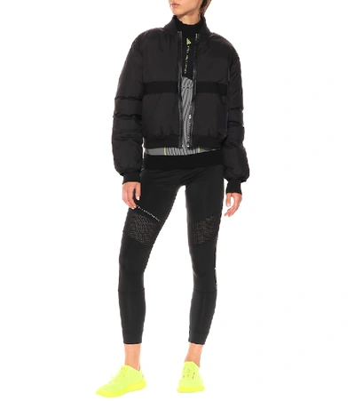 Shop Adidas By Stella Mccartney Bomber Jacket In Black