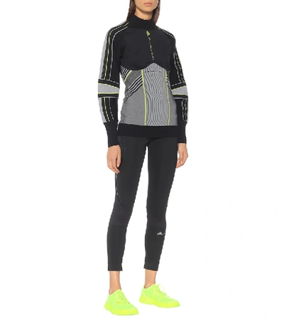 Shop Adidas By Stella Mccartney Run Midlayer Sweater In Black