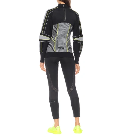 Shop Adidas By Stella Mccartney Run Midlayer Sweater In Black