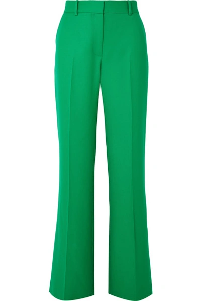 Shop Bella Freud David Wool-twill Pants In Green