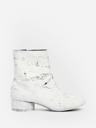 Shop Maison Margiela Boots In Whiite