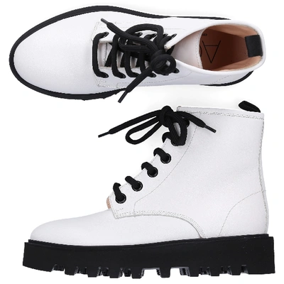 Shop Agl Attilio Giusti Leombruni Ankle Boots White D721540