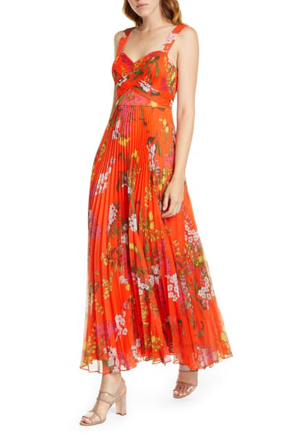karen millen red maxi dress