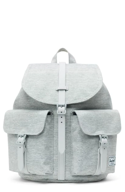 Shop Herschel Supply Co X-small Dawson Backpack In Light Grey Crosshatch