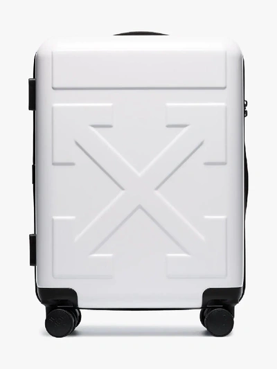 Shop Off-white White Arrows Cabin Suitcase