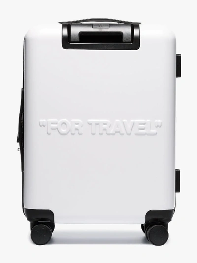 Shop Off-white White Arrows Cabin Suitcase