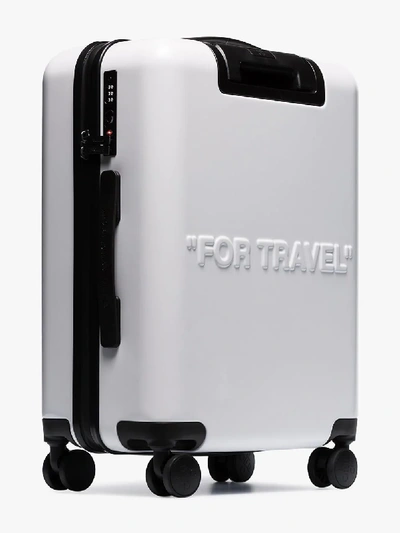 Shop Off-white White Arrows Cabin Suitcase