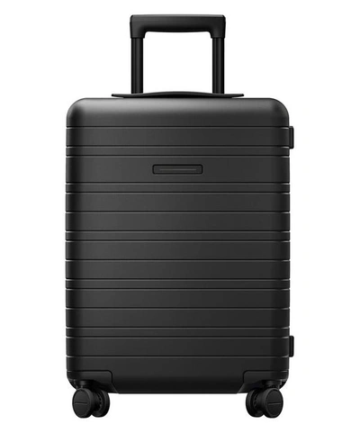 Shop Horizn Studios Cabin Trolley Suitcase In Black