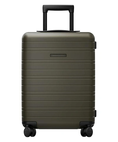 Shop Horizn Studios Cabin Trolley Suitcase In Dark Olive