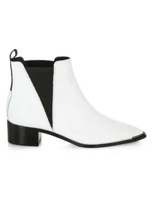 acne jensen boots white