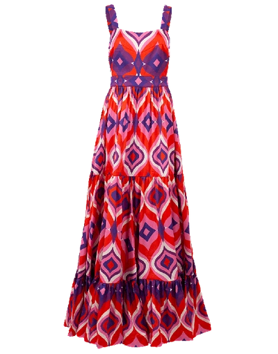 Shop Alexis Jourdan Summer Gown In Kaleidos