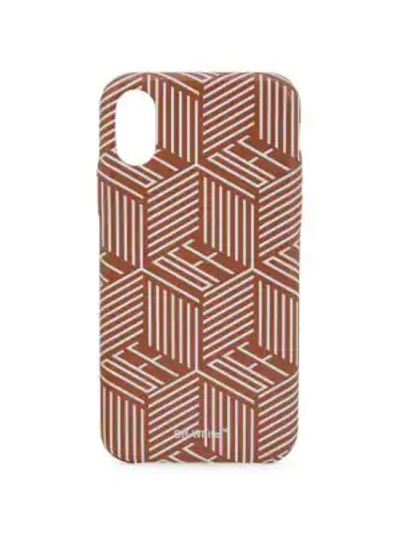 Shop Off-white Women's Monogram Iphone Xs Case In Nude