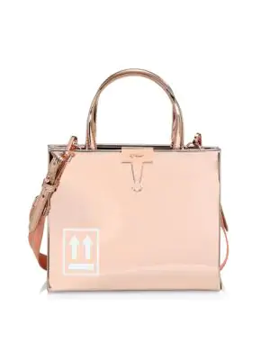 rose gold box bag