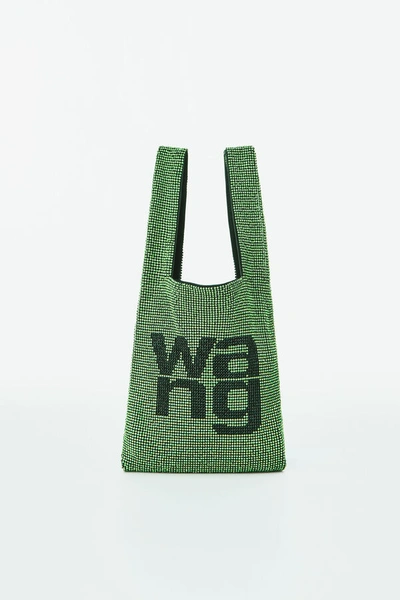 Shop Alexander Wang Wangloc Mini Shopper In Peridot